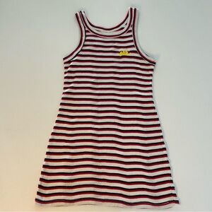 Mother x Carolyn Murphy Striped Mini Tank Dress